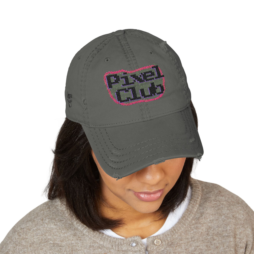 Distressed Dad Hat (Embroidery)