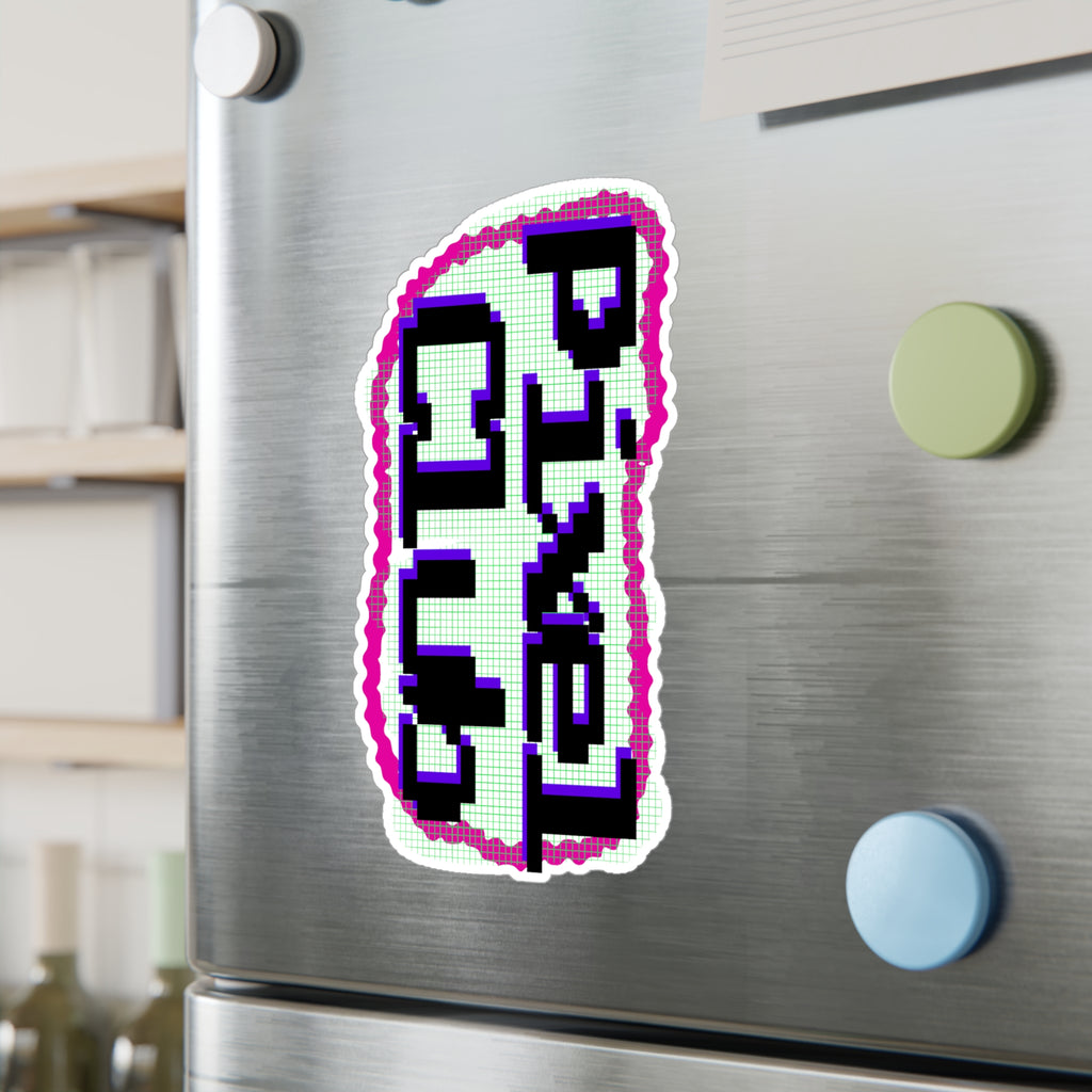Kiss-Cut Vinyl Pixel Club Decals