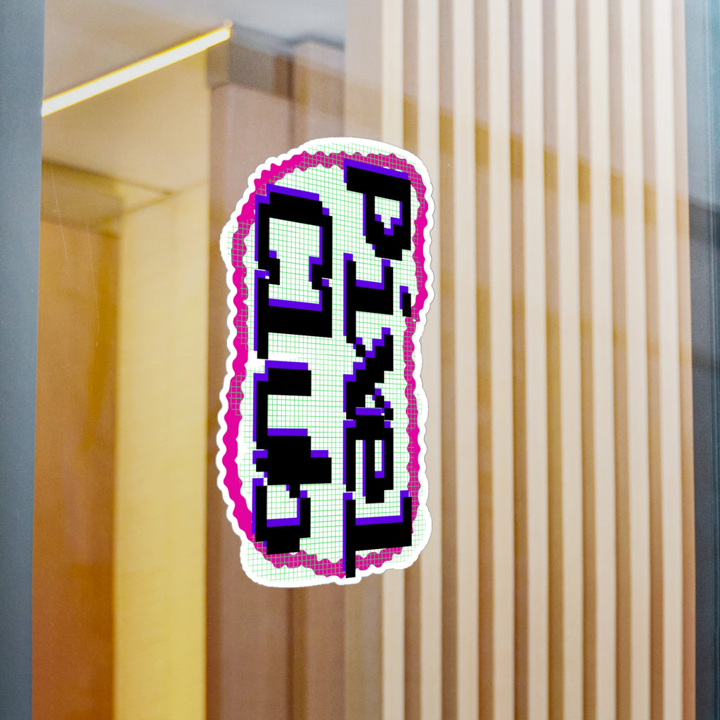 Kiss-Cut Vinyl Pixel Club Decals