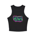 Women's Micro Rib Racer Pixel Club Tank Top