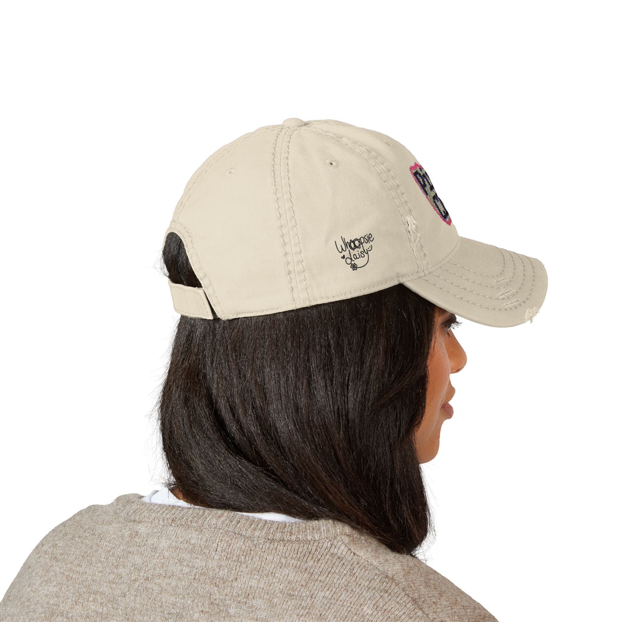 Distressed Dad Hat (Embroidery)