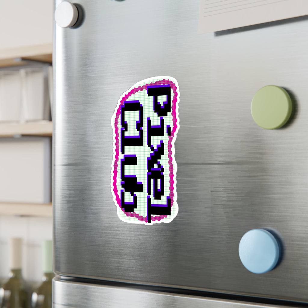 Kiss-Cut Vinyl Pixel Club Decals