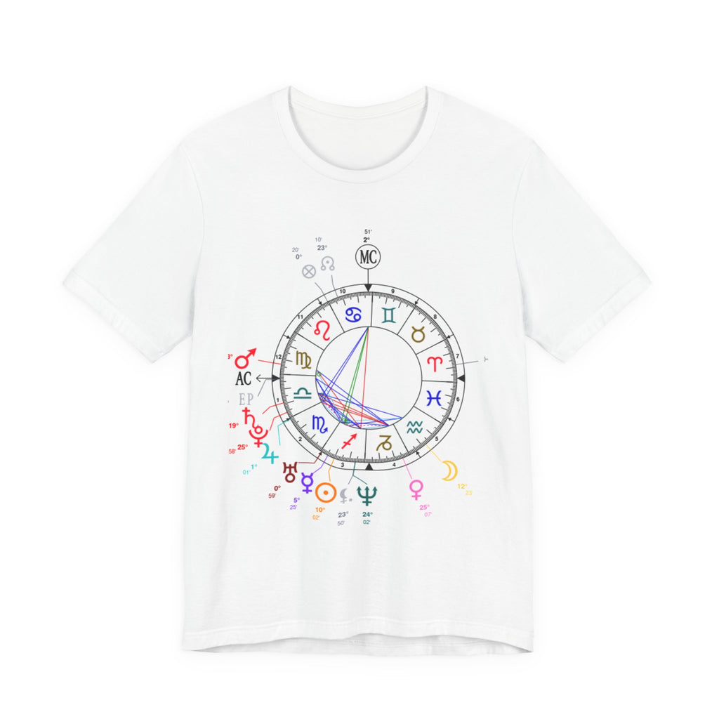Circus Birth Chart Short Sleeve Tee