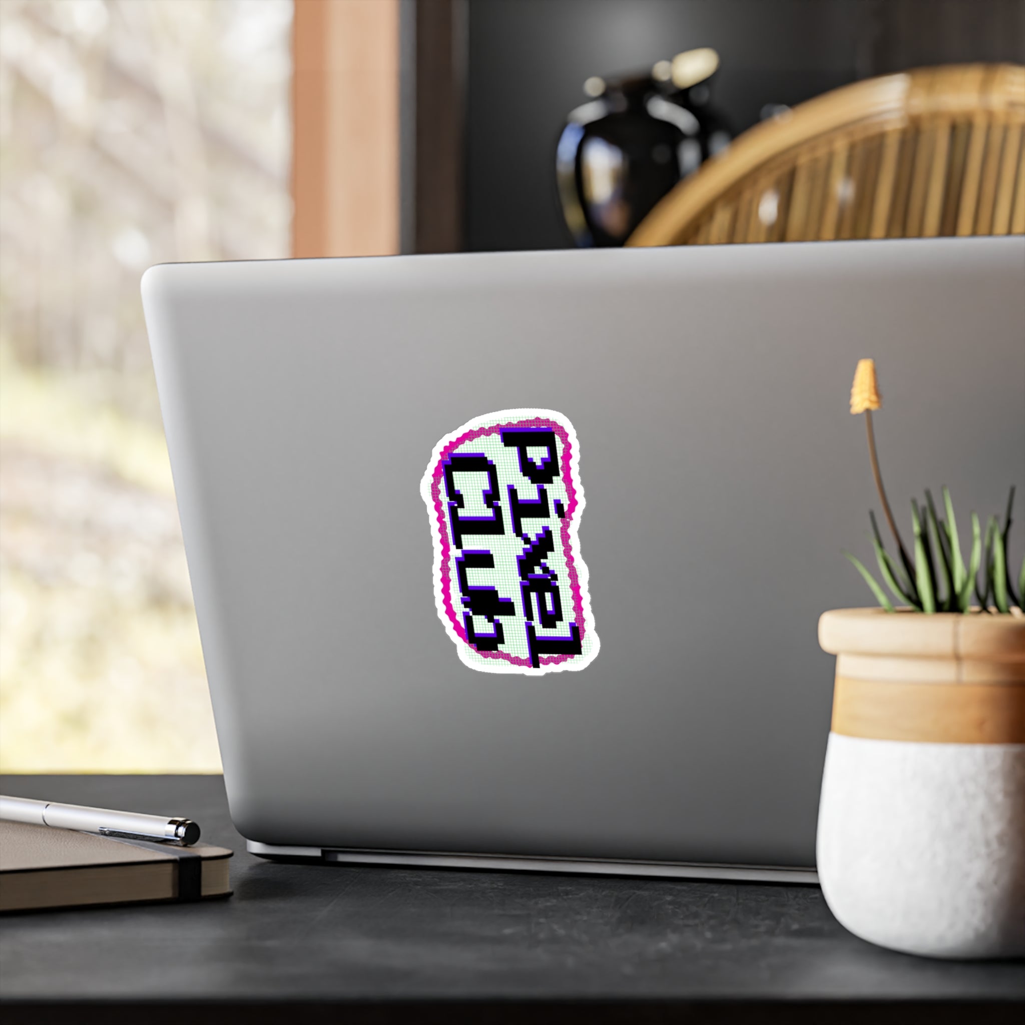 Kiss-Cut Vinyl Pixel Club Decals