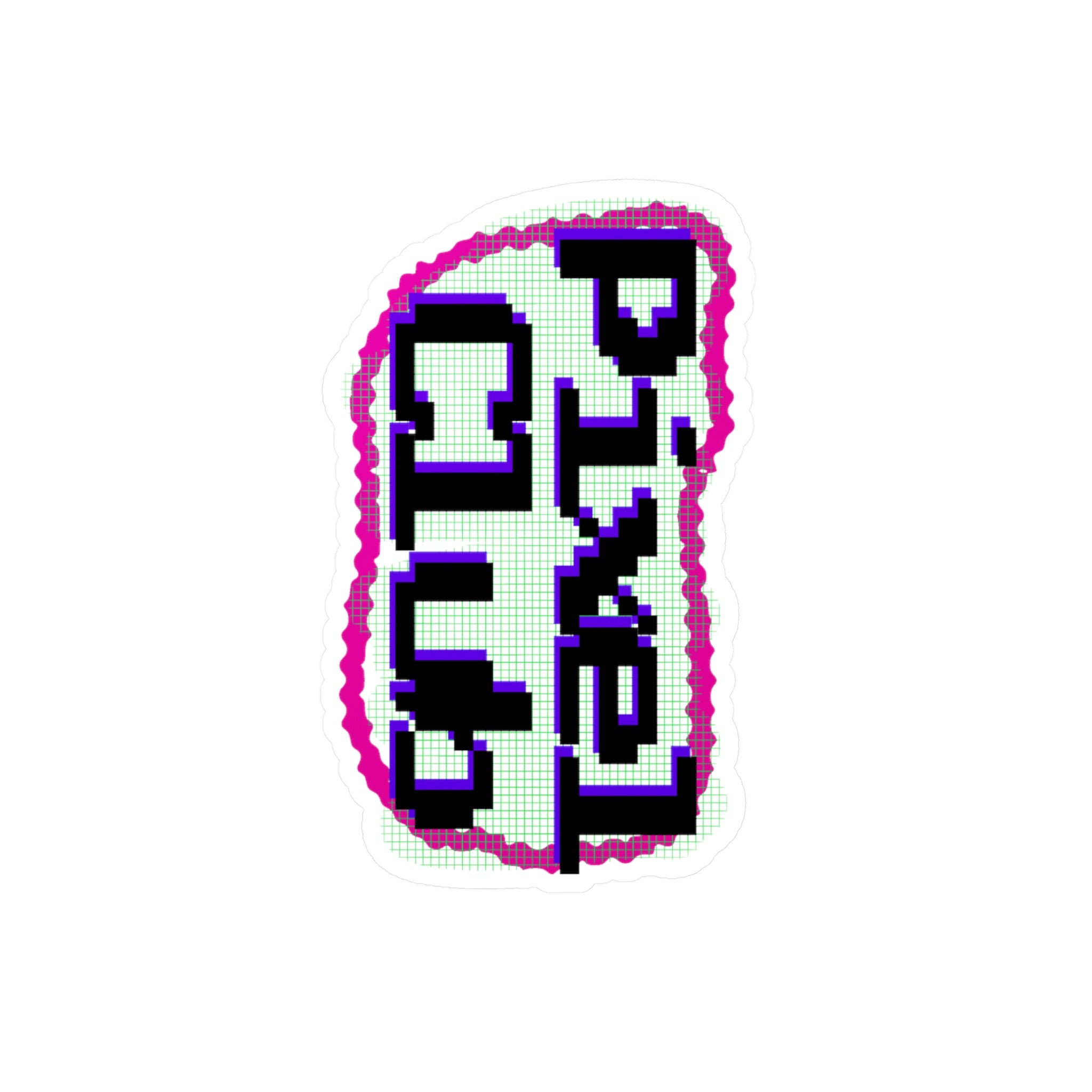 Kiss-Cut Vinyl Pixel Club Decals